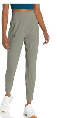 Under Armour Motion Joggers Women's Small Sage Green Athletic Sweatpants